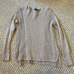 American eagle beige sweater; size XS